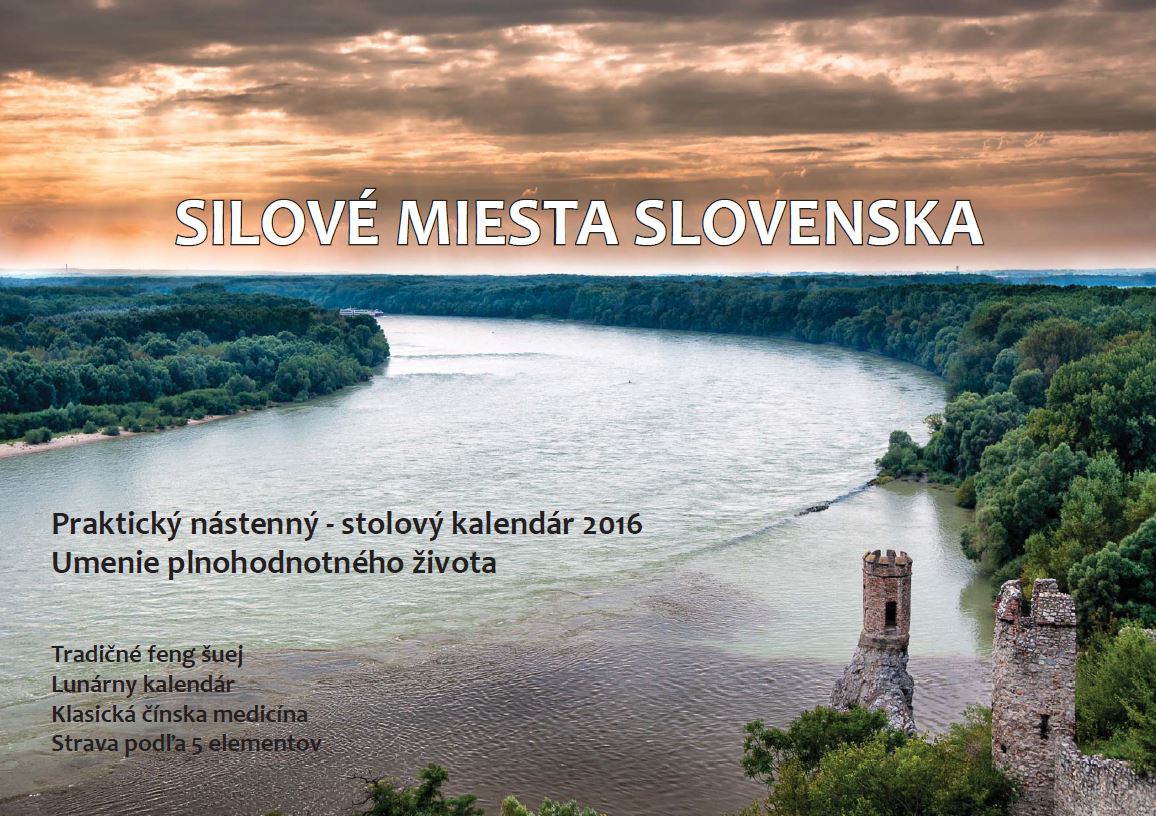 Feng suej kalendar Silove miesta Slovenska 2016 - titul